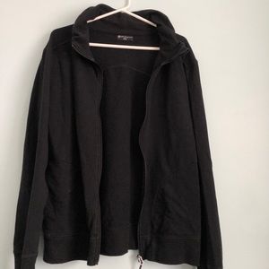 Black zip up - great for after yoga
